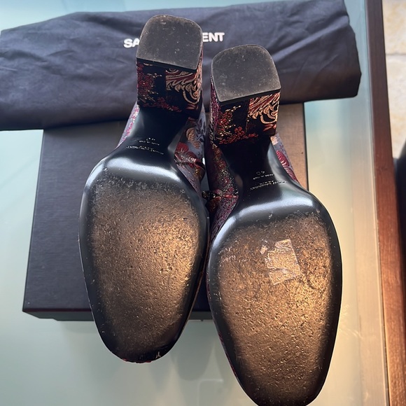 Woman’s boots saint Laurent size 40–10 multicolor - Picture 6 of 7